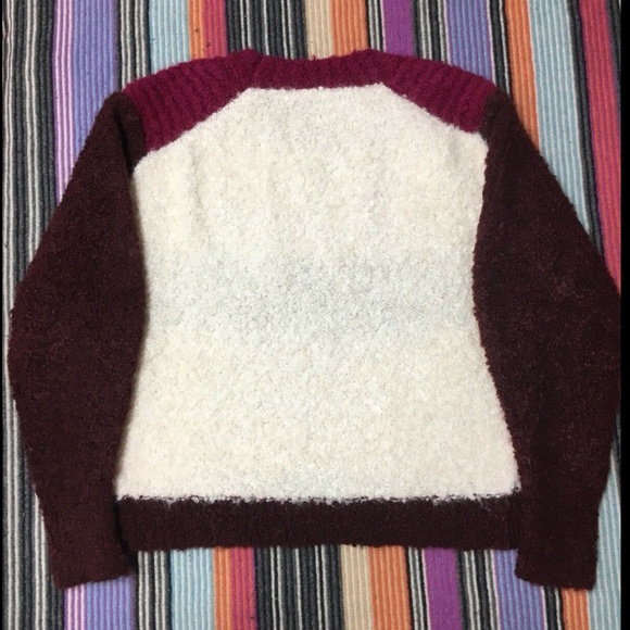 ISABEL MARANT Teddy Bear "Owel Colorblock"  Knitted Alpaca Mohair Sweater - Picture 3 of 7